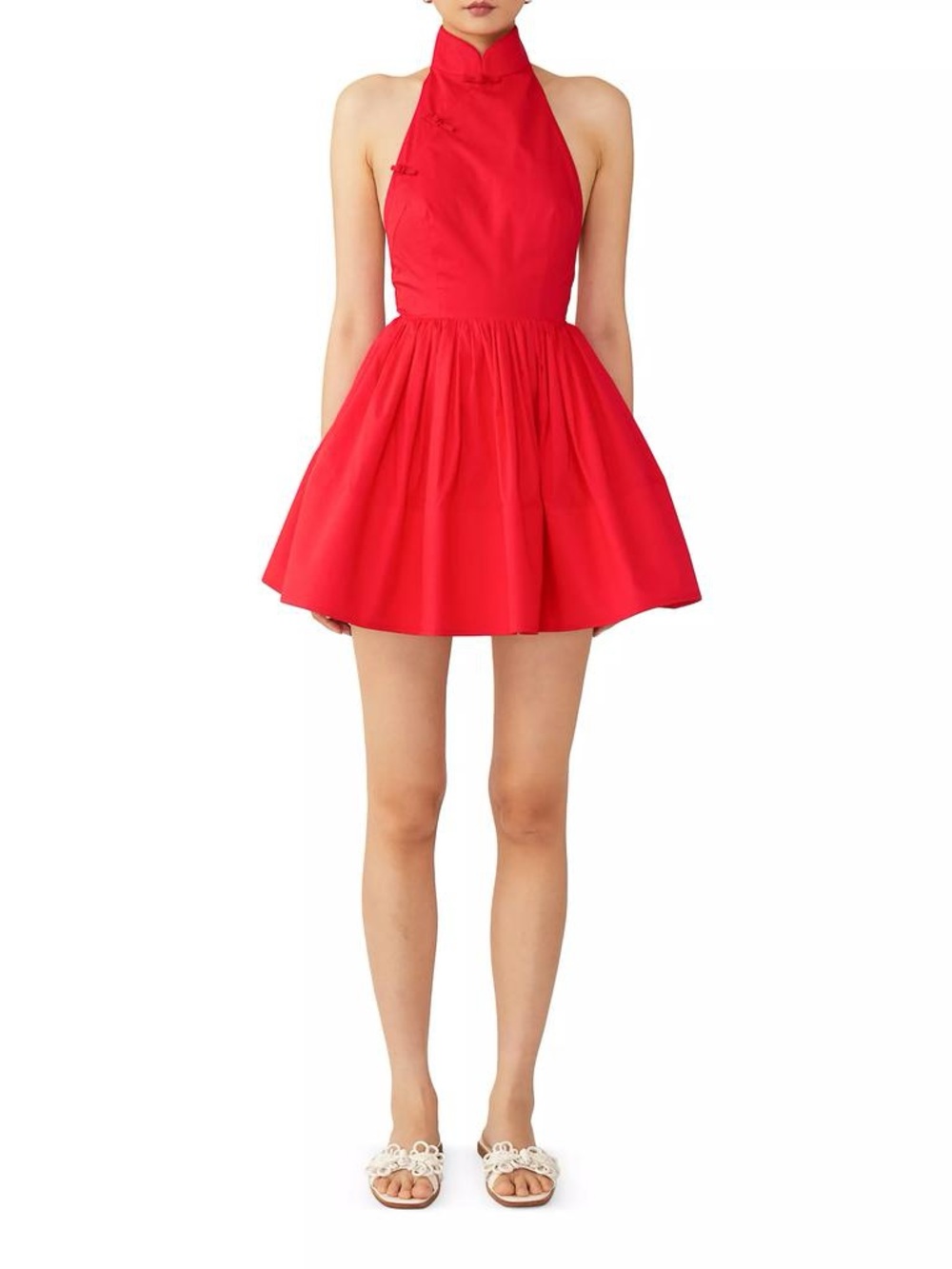 Sau Lee Hilly Red Dress NWT
